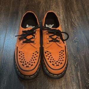 Dr Martens Ramsey Creeper suede Burnt Orange  US women size 6